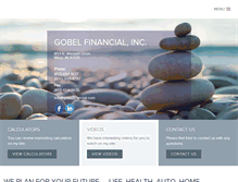 Tablet Screenshot of gobelfinancial.com